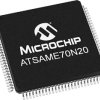 Mikrokontroler Microchip ATSAM LQFP 100-pinowy Montaż powierzchniowy ARM Cortex M7 1,024 MB 32bit CAN:2 300MHz