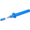 Test probe, socket 4 mm, rigid, 1000 V, CAT II, blue, 66.9112-23