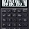 Casio SL-310UC-BK Kalkulator kieszonkowy czarny Wyświetlacz: 10 energią słoneczną, bateryjne (S x W x G) 70 x 8 x 118 mm