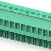 PCB terminal, 12 pole, pitch 3.81 mm, AWG 30-14, 11 A, cage clamp, green, 1-1986374-2
