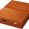 WD My Passport 2 TB Zewnętrzny dysk twardy 6,35 cm (2,5'') USB 3.2 Gen 1 pomarańczowy WDBYFT0020BOR-WESN