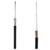 Kabel koncentryczny HELU 40004, Średnica zewnętrzna: 6.20 mm, RG59 B/U, 75 Ω, czarny, 500 m