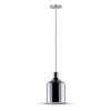 VT-8175 Lampa wisząca klosz: chrom tubularna średnica: 170 3705 V-TAC
