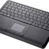 Klawiatura Perixx PERIBOARD-510-PLUS czarny Za zaintegrowanym Touchpad'em