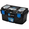 Draper 24200 Plastic Toolbox with Tote Tray, 19" - 24200