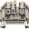 Disconnect/test-disconnect terminal block, screw connection, 0.5-4.0 mm², 32 A, 6 kV, dark beige, 7910300000
