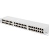 PATCH PANEL 48 PORT 1U 19 KAT.6 FTP EKRANOWANY SZARY LANBERG PPS6-1048-S