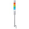 Wieża sygnalizacyjna Patlite 4 -elementowy akustyczny Bez komponentu sygnalizatora dźwiękowego LED Kolorowy 24 V DC