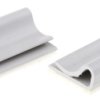 Spinka do kabli Samoprzylepny 14.3 x 25.4 x 4.6mm materiał: Noryl Biały zacisk kablowy +50°C