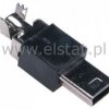 USB mini B wtyk 5pin do lutowania przewodów