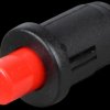 0041.9141.3107 Button, 1-pin NO contact, non-illuminated, red