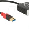 62736 Delock Adapter USB 3.0 Type-A male > HDMI female