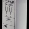 85.02.0.012.0000 Time lag relay, 2xUM, 250 V/10 A, 12 V, 4 functions