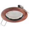 Punktowa oprawa sufitowa wpuszczana ZIVA Cooper IP20 okrągła miedź EDO777310 EDO