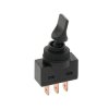Przełącznik hebelkowy ON-OFF LED12V LIZAK ASW-14D czarny