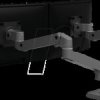 45-686-293 Ergotron LX Pro dual side-by-side, standard clamp, grey