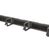 Organizator Kablowy Ze Szczotką 19 1U 4X Uchwyty Aluminiowe 44X72mm Czarny...