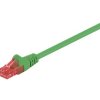 Kabel Patchcord CAT 6 U/UTP RJ45/RJ45 0.50m zielony