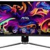 MSI MAG 341CQPDE QD-OLED Monitor EEK G (A - G) 86.9 cm (34.2 cal) 3440 x 1440 px 16:9 0.03 ms HDMI, DisplayPort, gniazdo