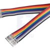 Pololu Ribbon Cable with Pre-Crimped Terminals 10-Color F-F 6
