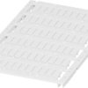 Tabliczka znamionowa Phoenix Contact UCT-EM (5X10) 0801497, montaż: zaciskanie, 5 x 10 mm, etykiety na arkuszu: 66, 10 A