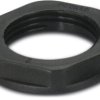 Counter nut, M32, 41 mm, black, 1411217