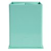 Squared pen-holder 4 comp. pastel green