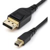 StarTech.com DP14MDPMM2MB 6ft (2m) VESA Certified Mini DisplayPort to DisplayPo