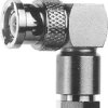 BNC plug 50 Ω, RG-58C/U, solder/clamp, angled, 100023333