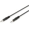 Digitus AK-510100-015-S Jack Audio Cable Black 1.50m 3.5mm Unshielded