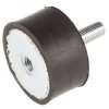 Podstawka antywibracyjna M8 średnica 40mm wysokość całkowita 20mm Cylinder męski-żeński