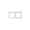 Ramka podwójna R-2R/00 biała SONATA Ospel