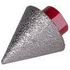 RUBI Tiling Tools 6986 Conical Diamond Grinding Bit 2-35mm