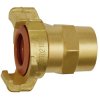 GEKA threaded connector, 40 bar, brass, for hose, 107819