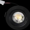 LX300138 LED CCT downlight, dimmable, black, 7 W, 600 lm