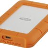 LaCie Rugged 2 TB Zewnętrzny dysk twardy 6,35 cm (2,5'') USB-C® srebrny, pomarańczowy STFR2000800