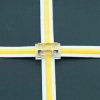 Złącze taśm LED 2pin 8mm SMD/COB dwustronna UNIWERSALNA 8w1 mono / ID-0171