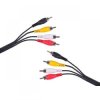 KABEL PRZEWÓD POŁĄCZENIOWY A/V 4x RCA - 4x RCA / Chinch / 2,4m