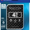 Hard disk, 4000 GB, for fast data transfers, USB 3.0, black, Verbatim 53223