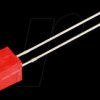 L-1553IDT LED, square, 5x5 mm, wired, red, 10 mcd, 110°