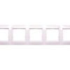Simon 54 Premium Ramka Pięciokrotna Biała /Do Karton-Gips/ Drk5/11