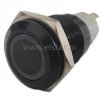 Przycisk stabilny 16mm czarny; LED 12V RG; NO/NC