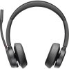HP 76U50AA Voyager 4320 UC Stereo On-ear headset Bluetooth Black Noise cancel