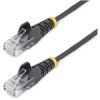StarTech.com N6PAT10MBKS 10m Black Slim CAT6 Ethernet Cable, Snagless