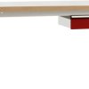 Kompletny stół warsztatowy PROFI standard z płytą z litego drewna, szer. X gł. X wys. = 2000 x 700 x 840 mm Manuflex WP5