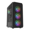 Obudowa PC SHOBO SH4F RGB MIDI Tower z oknem czarna NFO-2154
