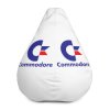 Commodore Bean Bag Chair w/ filling white