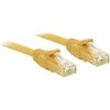 LINDY 48061 RJ45 Patch Cable CAT 6 U/UTP 0.5m Yellow