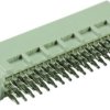 Male connector, type 2R, 32 pole, a-b-c, pitch 2.54 mm, press-in connection, straight, 09281326904