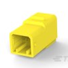 Obudowa do konektorów zaciskanych Wtyczka 2-pinowe Żółty